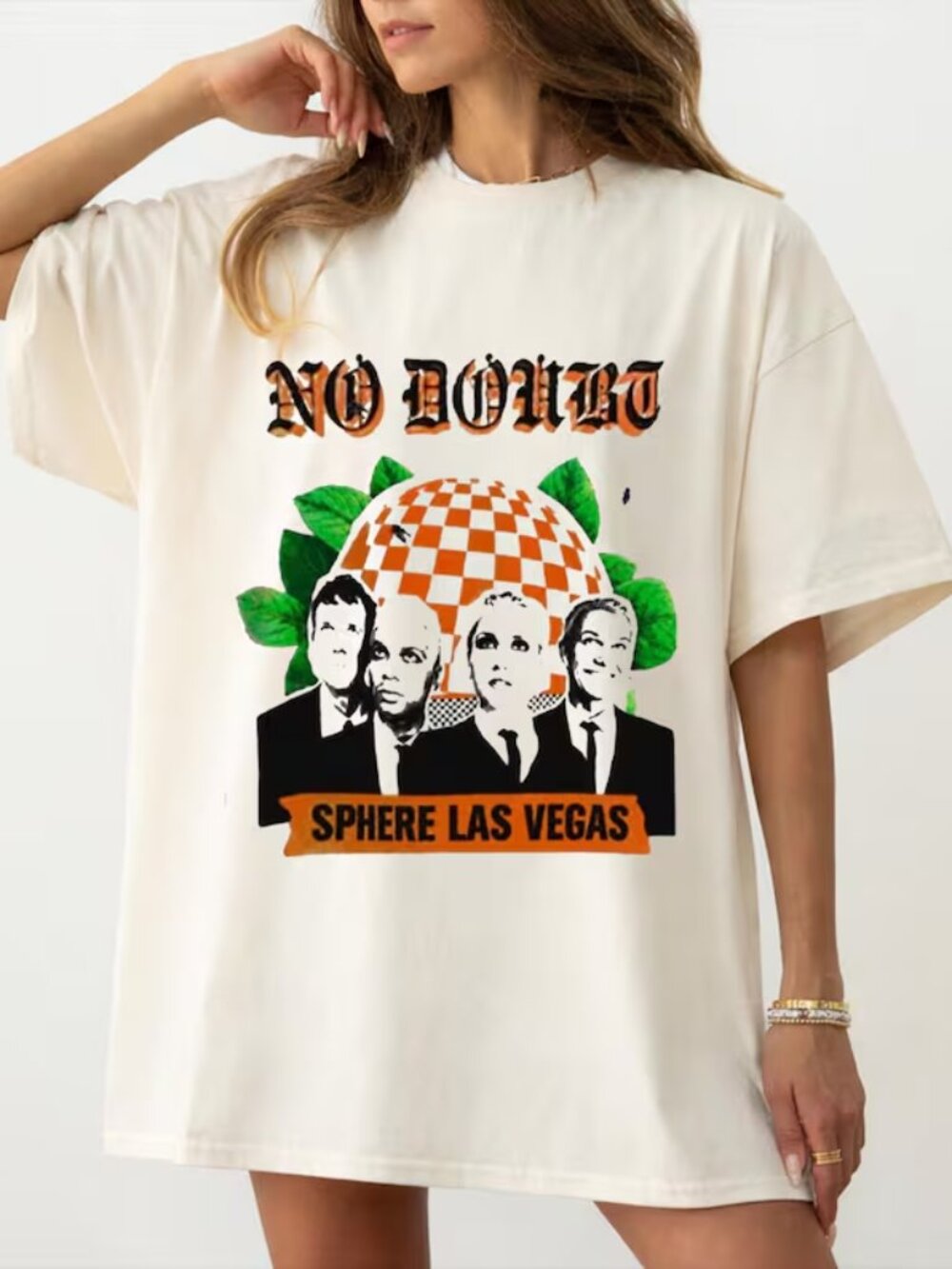No Doubt Sphere Las Vegas T-Shirt, Retro 90s Ska Band Tee 276